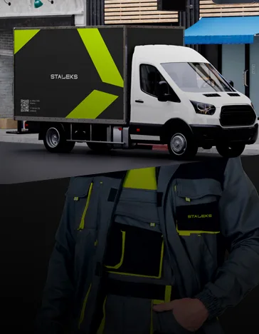 Металлические двери STALEKS в установке